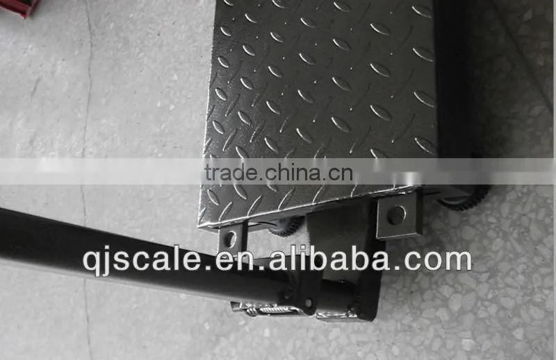 TCS series platform scale with guard bar