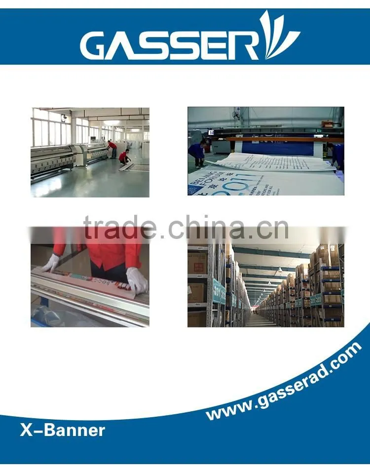 Promotional X banner stands