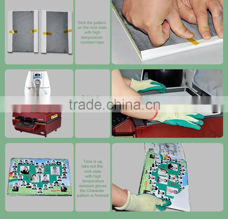 Sunmeta factory directly 3D sublimation blank rock photo SH19 15*15CM