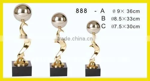 sport metal plastic trophies/888