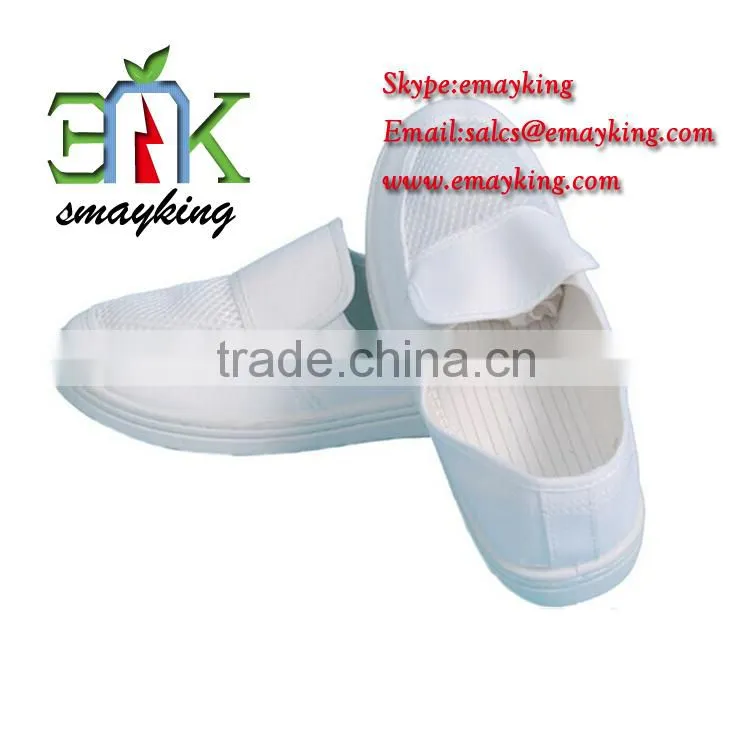White ESD shoes for electronics(hot sale)/antistatic work shoes