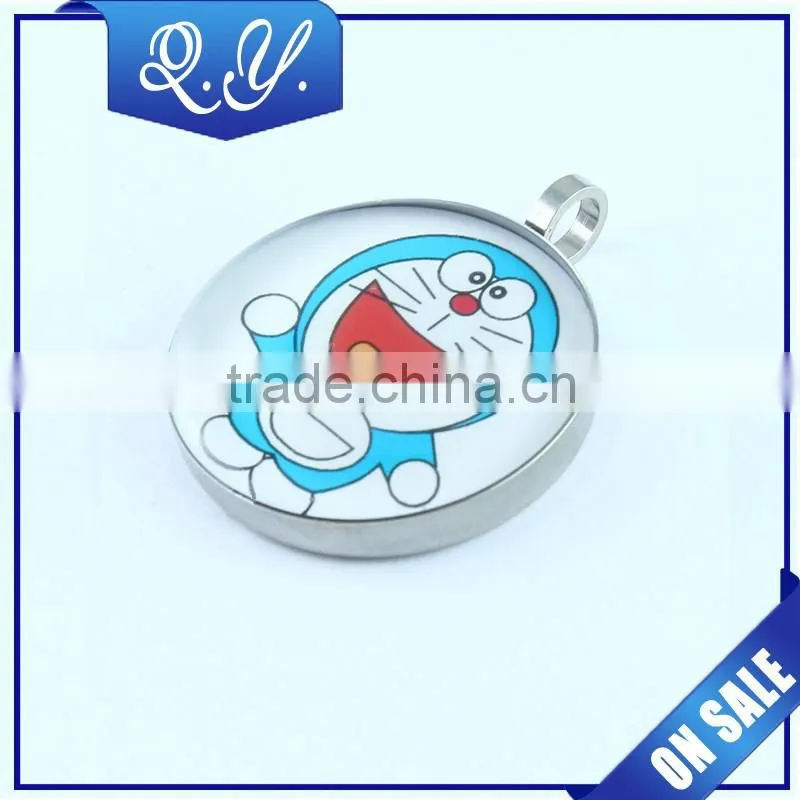 Cute Design Cartoon Pendant Jewelry Doraemon Pendant Necklace for Kids