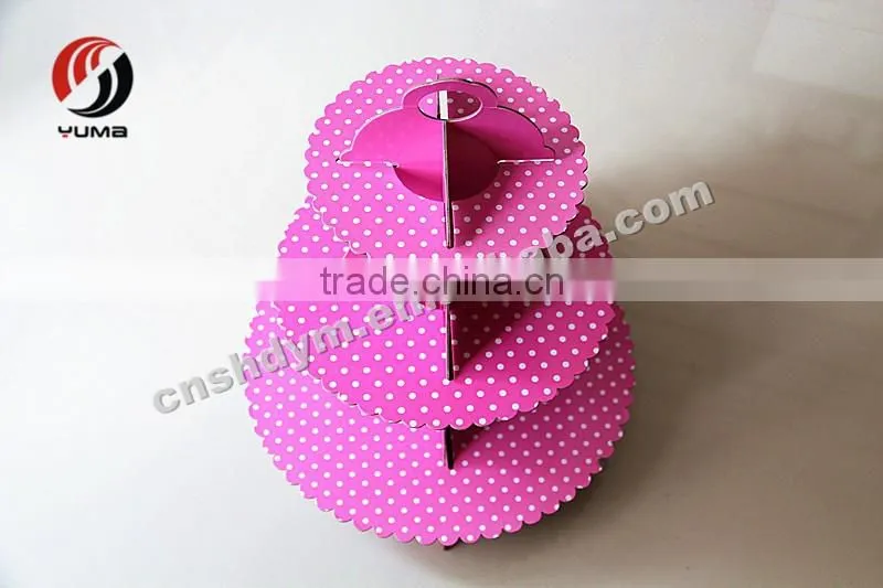 high quality cardboard wholesale cake stand