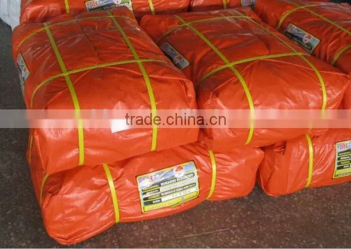 6'X8' STANDARD DUTY TARP ORANGE Poly Tarps,Orange Poly Tarpaulin,PE Orange Tarpaulin