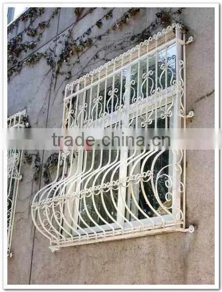 Top-selling modern wrought iron window railing