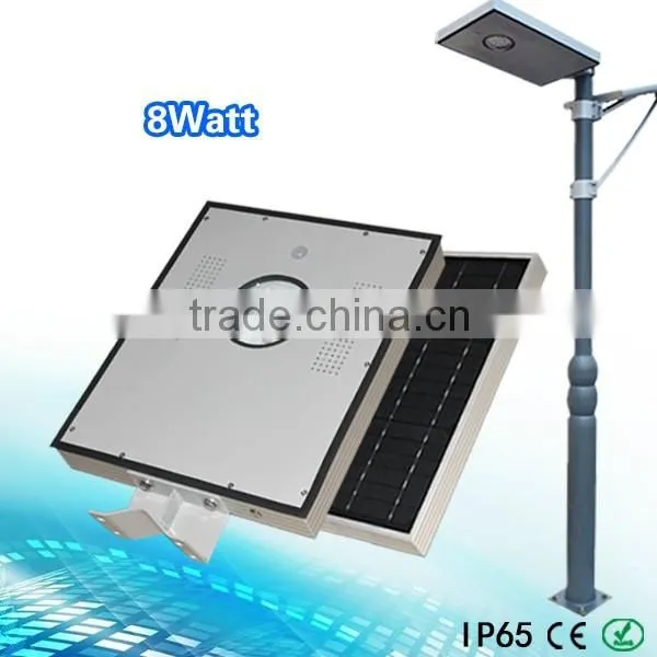 Aluminum die casting IP65 Outdoor Solar Street Light, all in one street lighting