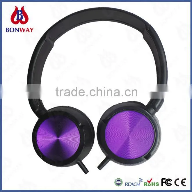 Stylish cheap stereo headset for pc