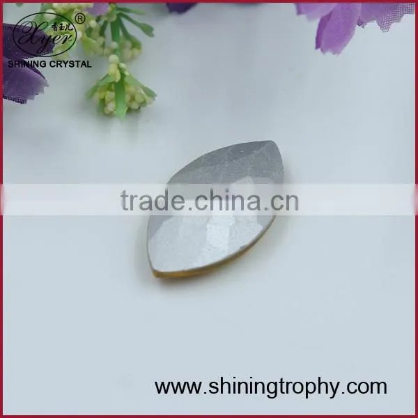 transparent high quality crystal accessory for garment & jewel decoration