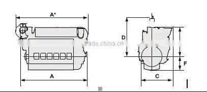 Wartsila 20 Yuchai four-stroke fuel saving diesel engine for sale