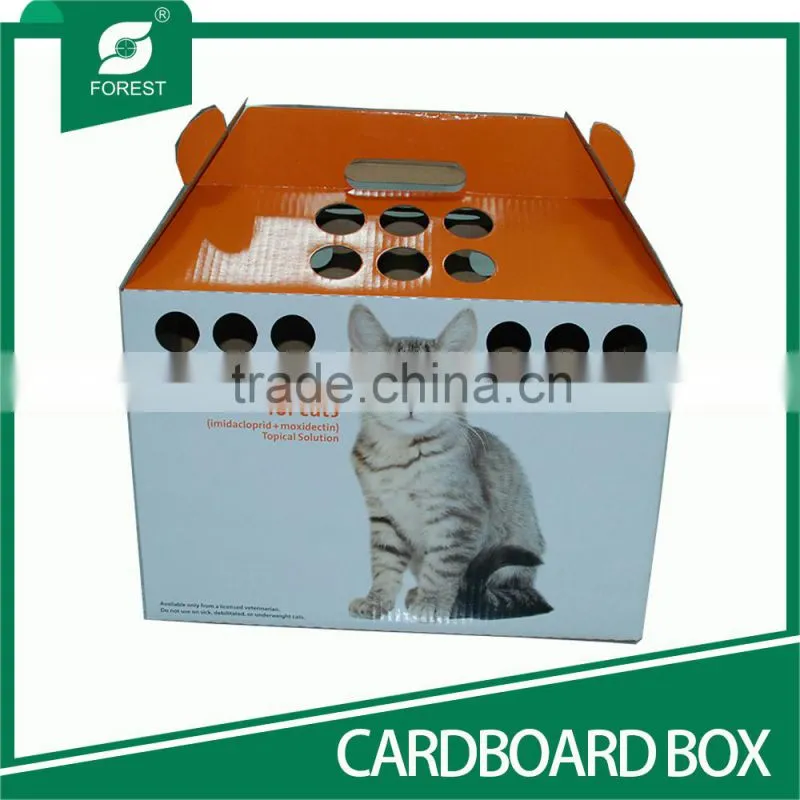 WHITE CORRUGATED PAPER SHIPPING BOXES WITH CUSTOM PRINT