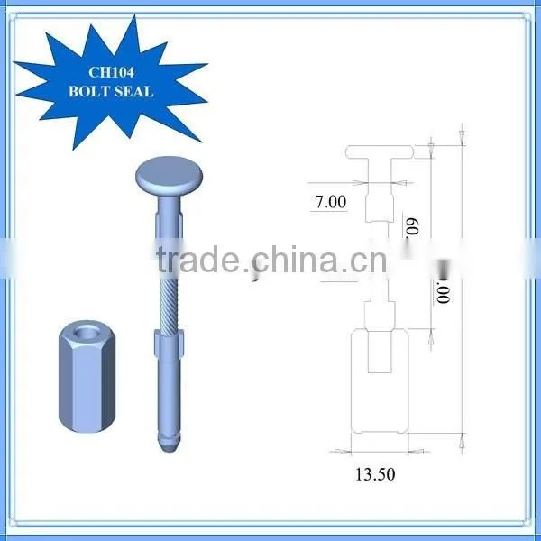 CH104 one time use Chinese security seals for transport