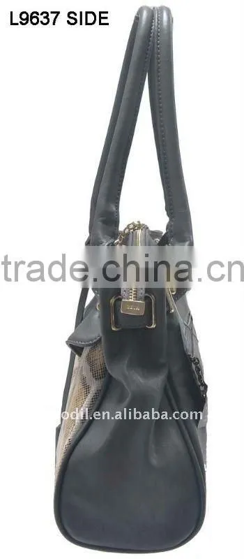 Animal printed fashion ladies handbags with padlock 2012