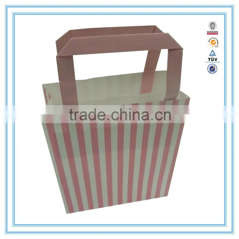 Alibaba China manufacturer customized 100%recycle paper bag gift shopping paper bag machine made production paper bag