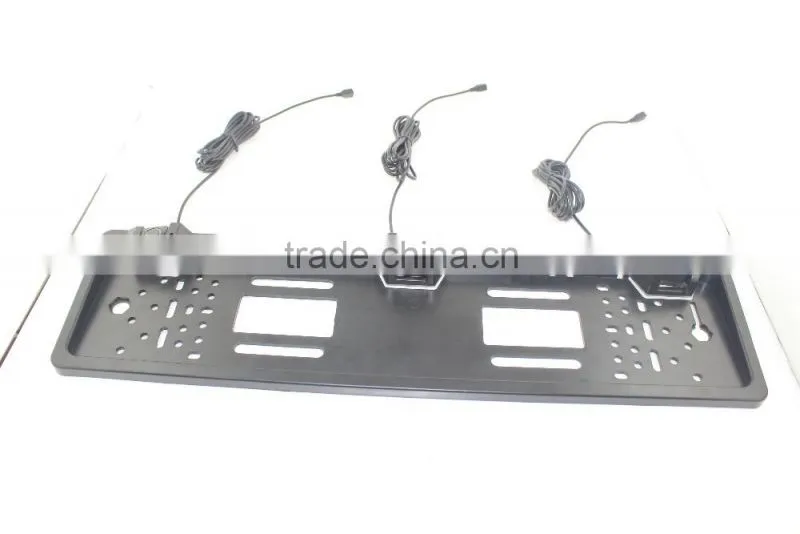 The European license plate frame with parking sensors,car parking sensor led display indicator