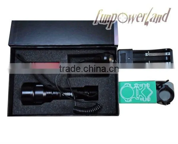 Funpowerland Aluminum Green Led Hunting Flashlight