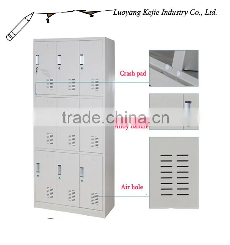 cream vertical storage cabinet with drawers metal simple steel cupboard locker