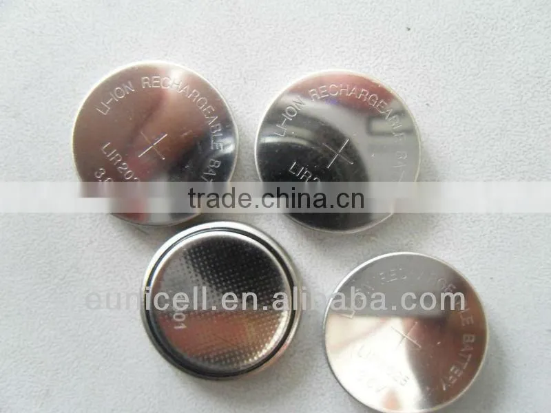 button cell battery 3.6 Volt LIR1620 lithium rechargeable battery lir1620 lir2016