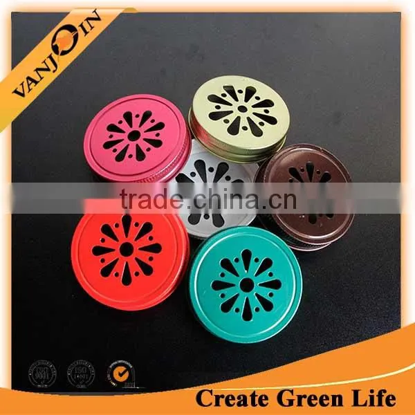 Decorate Daisy Lid With Straw Hole