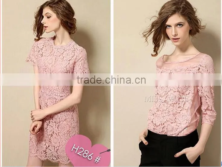 China whosale Spring and Summer hot sale lace dress fabric