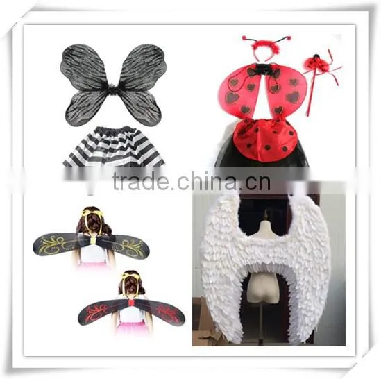 New arrival hot sale light up fairy wings set party led belly dance wings