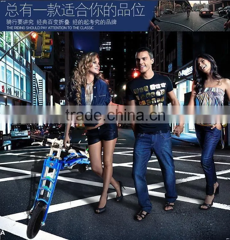 In many styles hotsell blue powered electric scooter