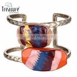 Fashion jewelry hot selling High Quality Jewelry Gold Plated open cuff Bangle