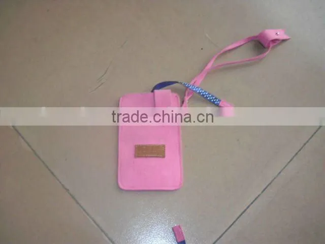 High quality pu material luggage tag/Travel tag