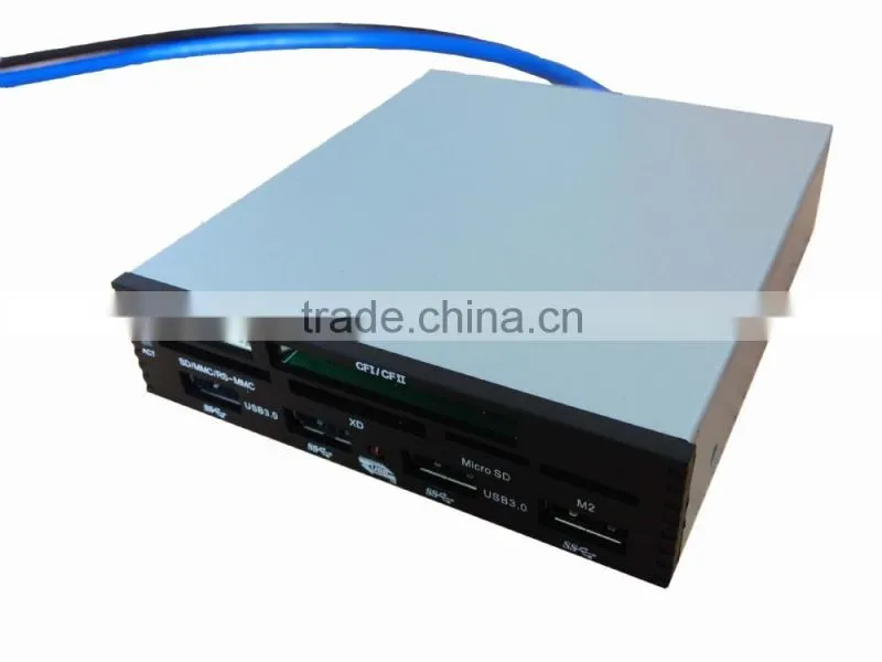 PCI-E 3.5" Internal Multi Memory Card Reader with 4 USB 3.0 Ports Combo HUB