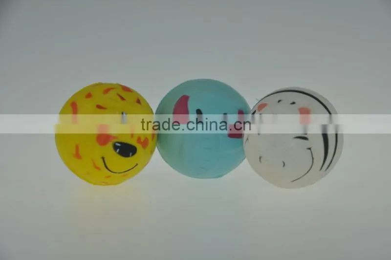 Promotional various cute PU stress animal ball toy