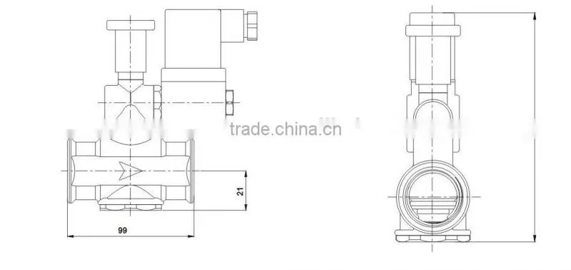 1 inch 220v ac natural gas solenoid valve