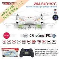 2.4G 4ch 6 axis rc airplane drone quadcopter with led light factory price
