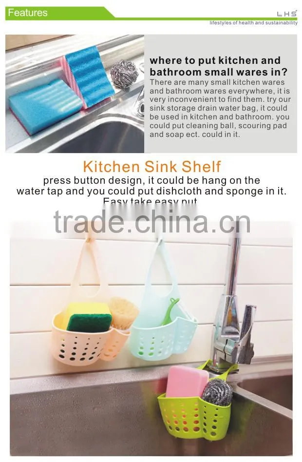 New design faucet hanging PVC kitchen sponge holder