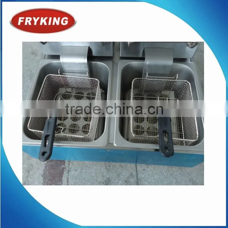 Safe Guaranteed Countertop Electric Deep Fryer Dual Tank