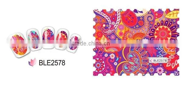 YIWU market price of nail private label msds water slide nail decals