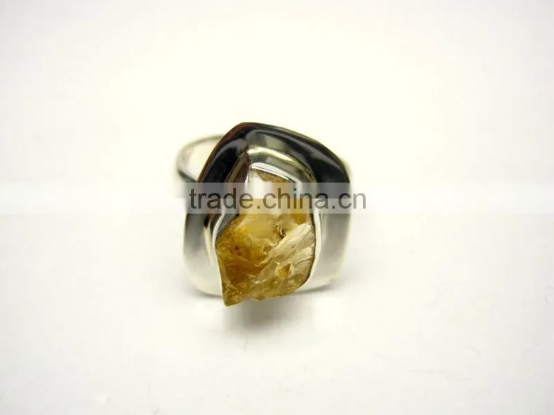 Blue Kyanite Raw Natural Gemstones Ring, Rough Gemstone Adjustable Rings, 925 Solid Sterling Silver Jewelry