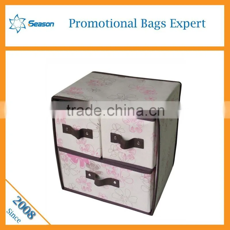 Ooem non woven fabric foldable storage box clothes storage box containing box