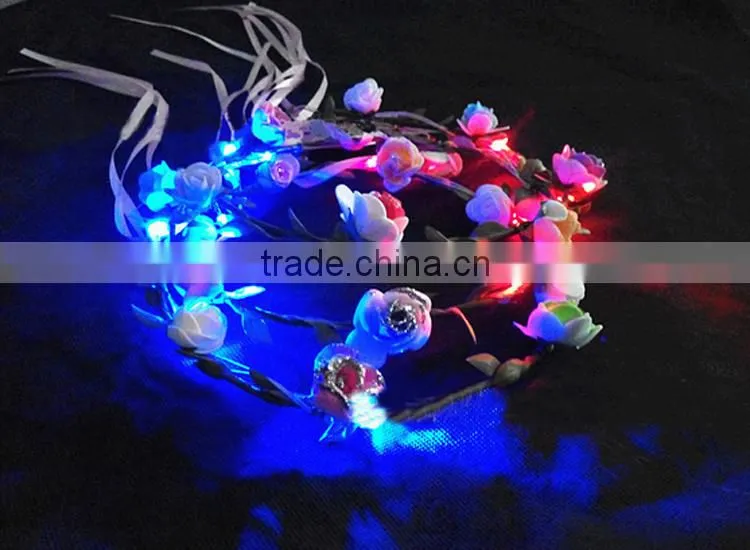 Professional design wholesale pretty light up circular led garland