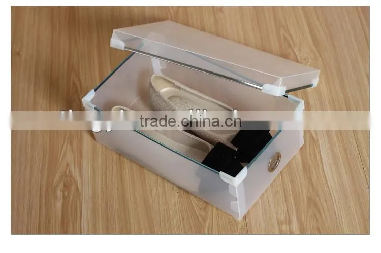 clear plastic drawer shoe box