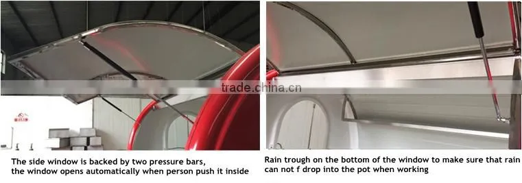 New Type Motor Food Cart / Tricycle Motor Food Cart Made in China for Sale / 48V Motor Food Cart Easily Moveable