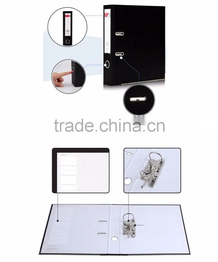 2016 new FC 3inch paper cover lever arch file
