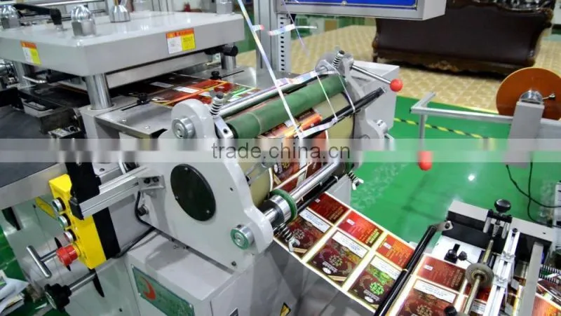 Kunlun Automatic CNC Computerized Control Print Adhesive Label Die Cutting Machine