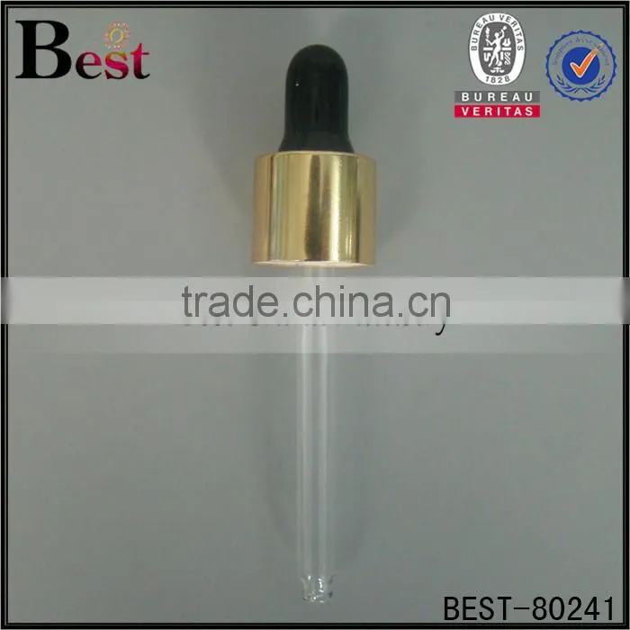 18 410 red gold silver aluminum collar essentail oil bottle dropper only