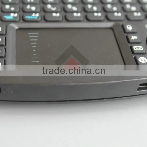 2.4GHz Mini Wireless Backlight Keyboard With Touchpad
