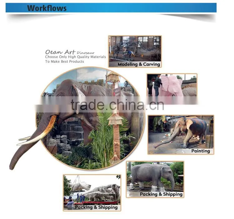 2016 New Arrival Life Size Realistic Animal Sculpture