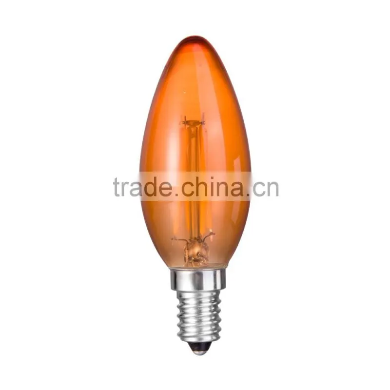 Decorate vintage led filament candle bulb e14 e12 4w c32 c35 c37