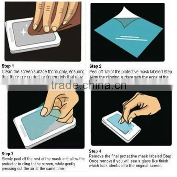 0.26mm 2.5D Tempered Glass ScreenProtector For iphone samsung
