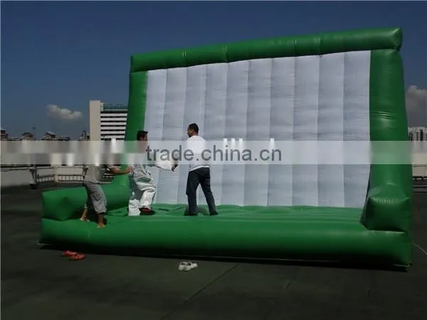 Inflatable extreme game / inflatable jump and stick wall with suit