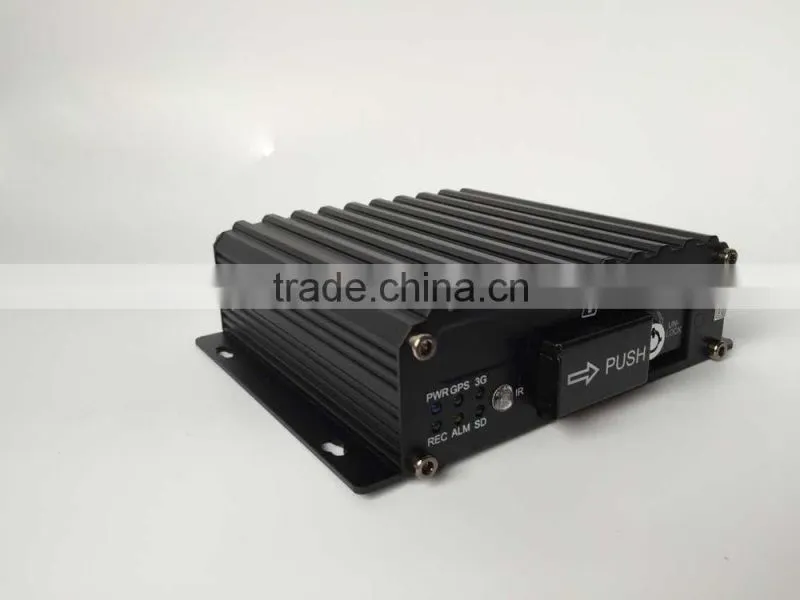4 Channels SD card Mobile DVR / Car DVR (GPS+3G+WiFi) Mobile Digital Video Recorder
