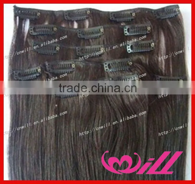 remy human hair clip in extension blonde full head clip in hair extensions 7pieces