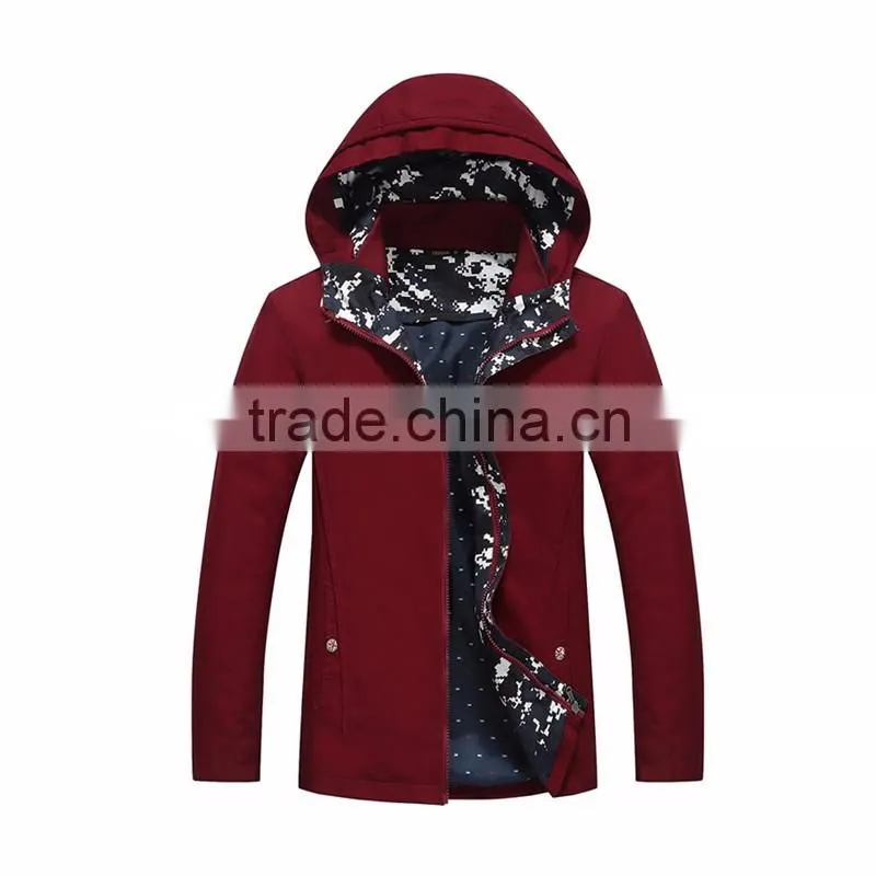 Wholesale hevay navy cotton mens custom winter jacket